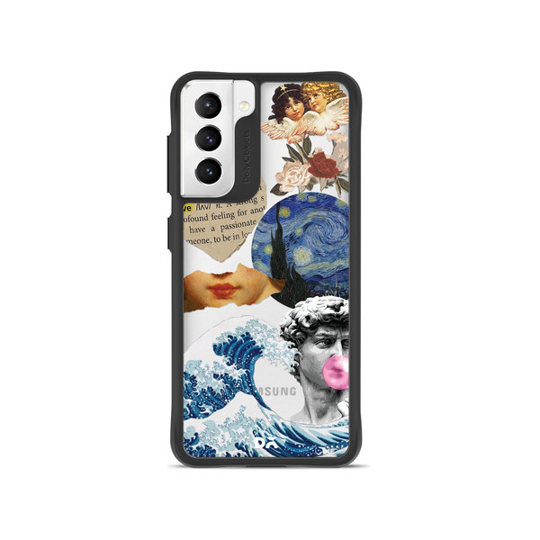 

DailyObjects Starry Night Black Hybrid Clear Case Cover For Samsung Galaxy S21