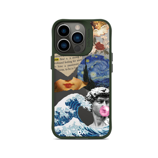 

DailyObjects Starry Night Green Hybrid Clear Case Cover For iPhone 13 Pro Max