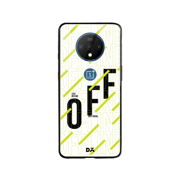 

DailyObjects Stay Offline Glass Case Cover For OnePlus 7T