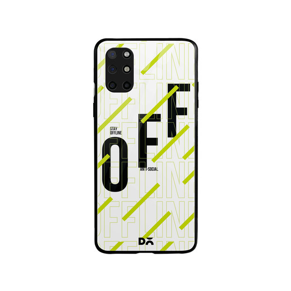 

DailyObjects Stay Offline Glass Case Cover For OnePlus 8T