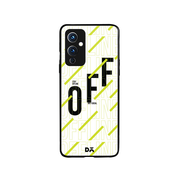 

DailyObjects Stay Offline Glass Case Cover For OnePlus 9