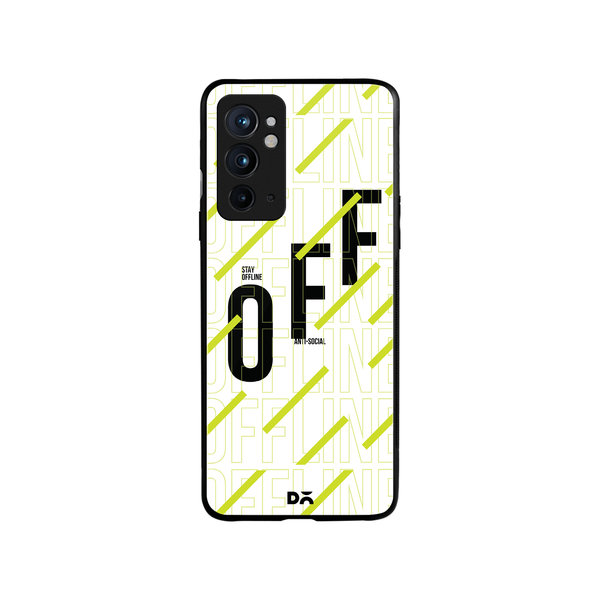 

DailyObjects Stay Offline Glass Case Cover For OnePlus 9RT