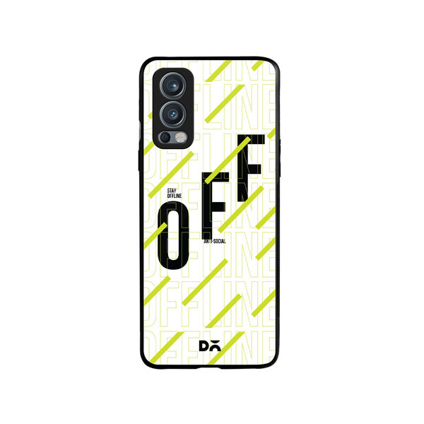 

DailyObjects Stay Offline Glass Case Cover For OnePlus Nord 2