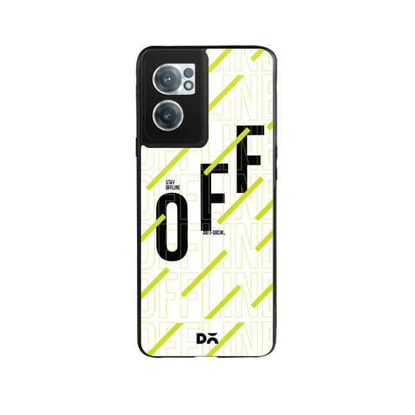 

DailyObjects Stay Offline Glass Case Cover For OnePlus Nord CE 2