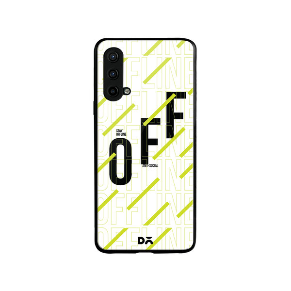 

DailyObjects Stay Offline Glass Case Cover For OnePlus Nord CE