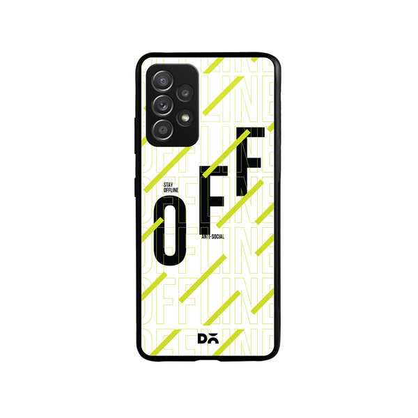 

DailyObjects Stay Offline Glass Case Cover For Samsung Galaxy A52
