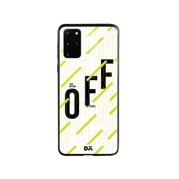 

DailyObjects Stay Offline Glass Case Cover For Samsung Galaxy S20 Plus