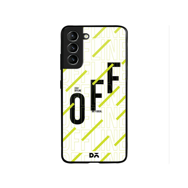 

DailyObjects Stay Offline Glass Case Cover For Samsung Galaxy S22