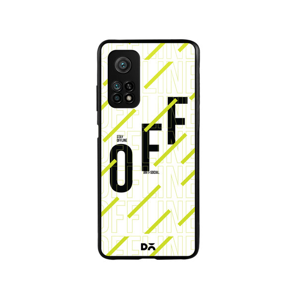 

DailyObjects Stay Offline Glass Case Cover For Xiaomi Mi 10T