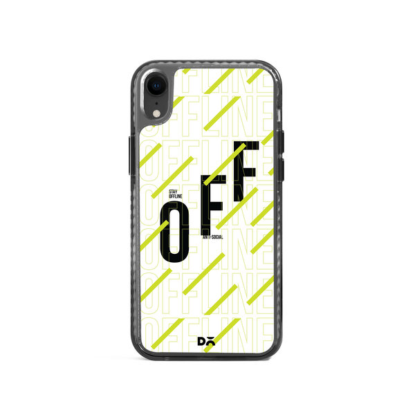 

DailyObjects Stay Offline Stride 2.0 Case Cover For iPhone XR