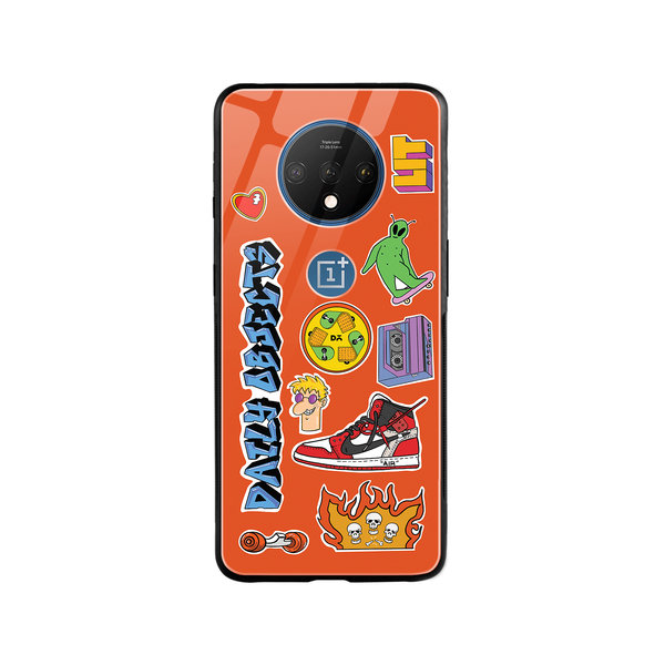

DailyObjects Street Buzz Glass Case Cover For OnePlus 7T