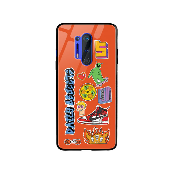 

DailyObjects Street Buzz Glass Case Cover For OnePlus 8 Pro