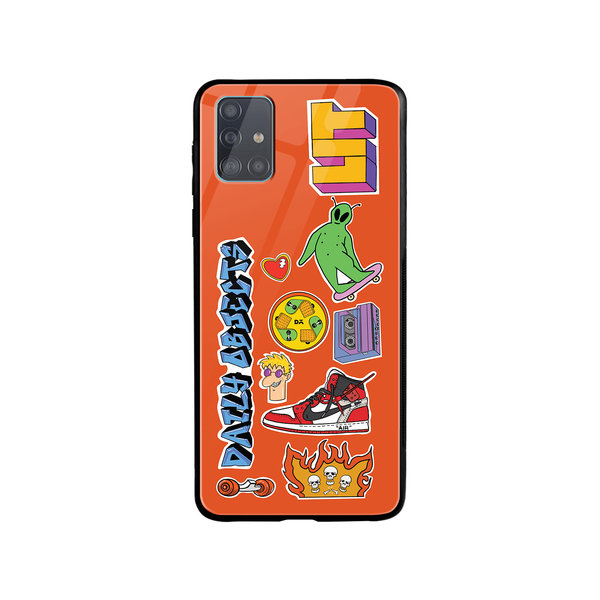 

DailyObjects Street Buzz Glass Case Cover For Samsung Galaxy A71