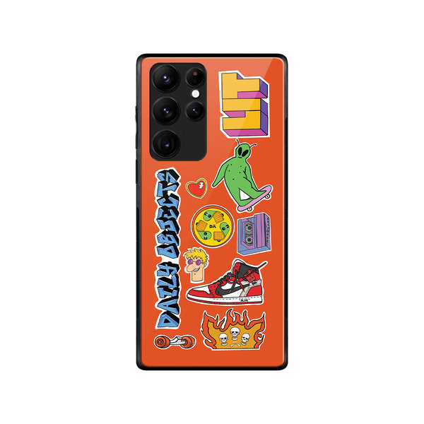 

DailyObjects Street Buzz Glass Case Cover For Samsung Galaxy S22 Ultra