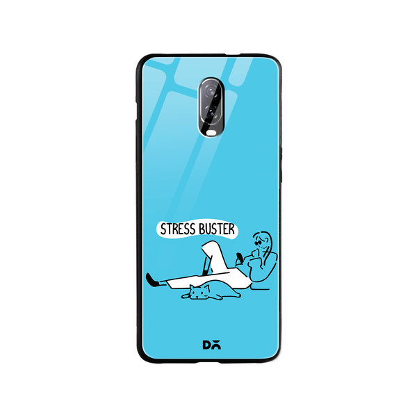 

DailyObjects Stress Buster Glass Case Cover For OnePlus 7