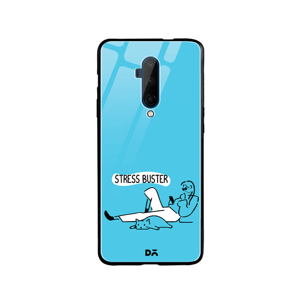 

DailyObjects Stress Buster Glass Case Cover For OnePlus 7T Pro