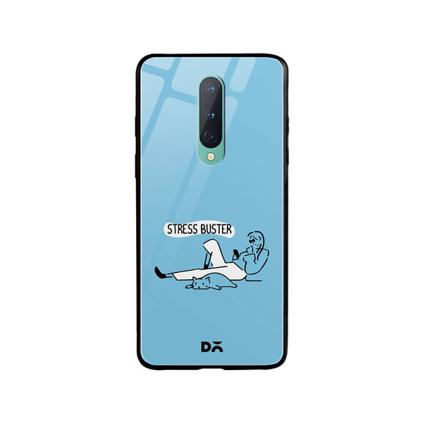 

DailyObjects Stress Buster Glass Case Cover For OnePlus 8