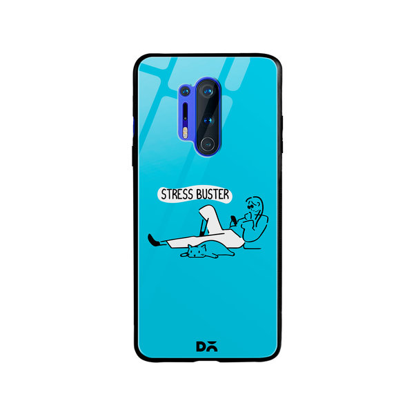 

DailyObjects Stress Buster Glass Case Cover For OnePlus 8 Pro