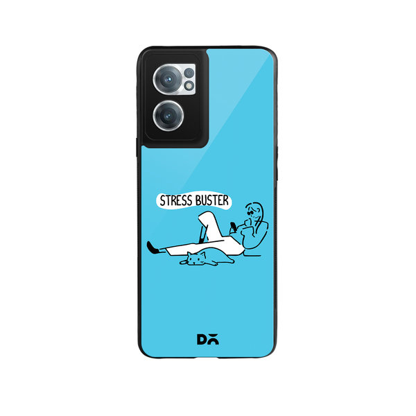 

DailyObjects Stress Buster Glass Case Cover For OnePlus Nord CE 2