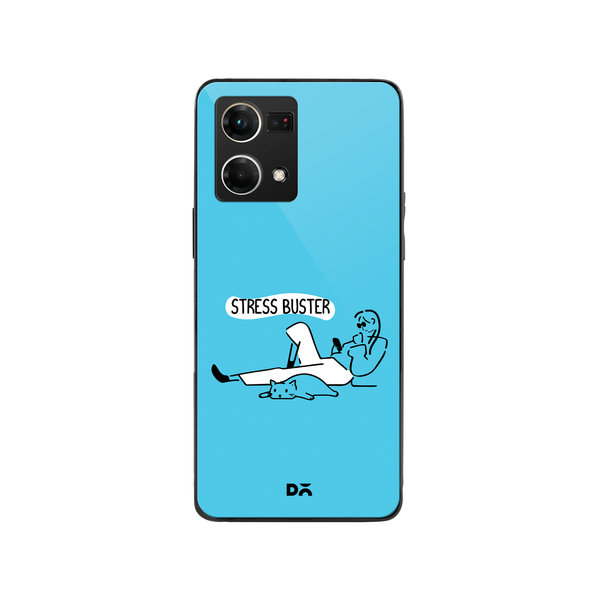 

DailyObjects Stress Buster Glass Case Cover For Oppo F21 Pro