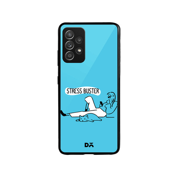

DailyObjects Stress Buster Glass Case Cover For Samsung Galaxy A52