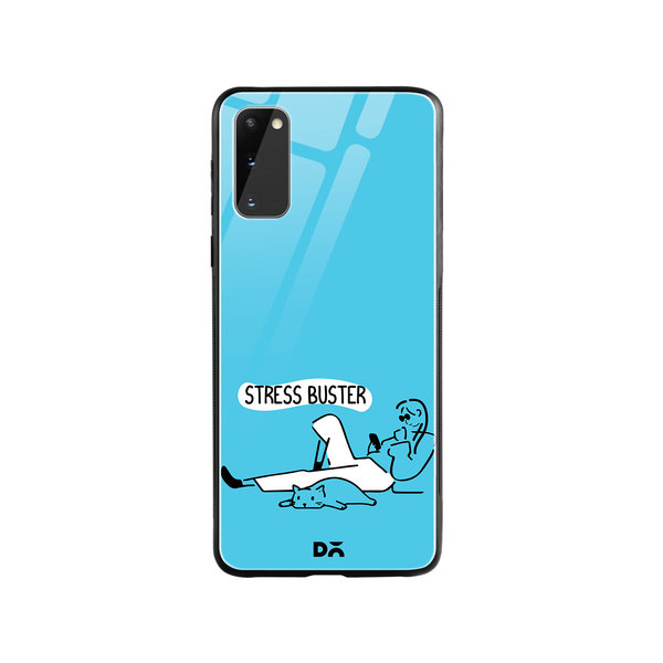

DailyObjects Stress Buster Glass Case Cover For Samsung Galaxy S20