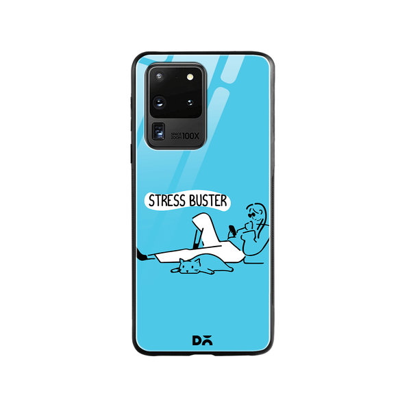 

DailyObjects Stress Buster Glass Case Cover For Samsung Galaxy S20 Ultra