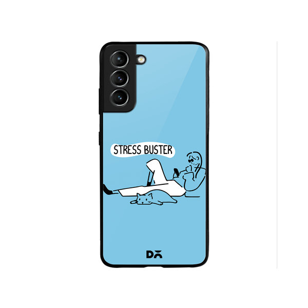 

DailyObjects Stress Buster Glass Case Cover For Samsung Galaxy S22