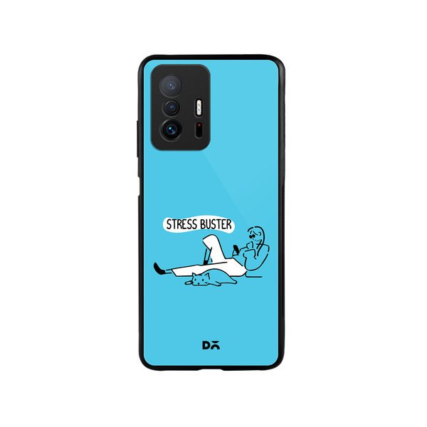 

DailyObjects Stress Buster Glass Case Cover For Xiaomi 11T