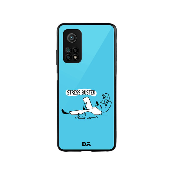 

DailyObjects Stress Buster Glass Case Cover For Xiaomi Mi 10T