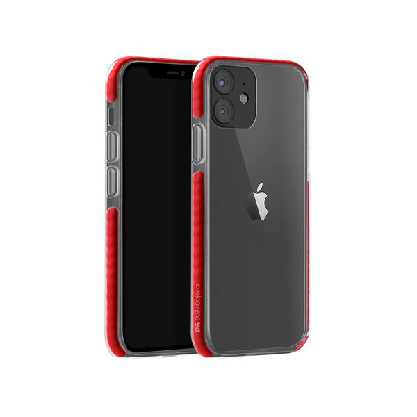 

DailyObjects Stride Red Clear Case Cover For iPhone 12 Mini