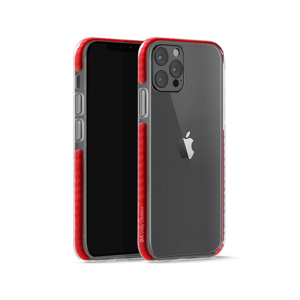 

DailyObjects Stride Red Clear Case Cover For iPhone 12 Pro Max
