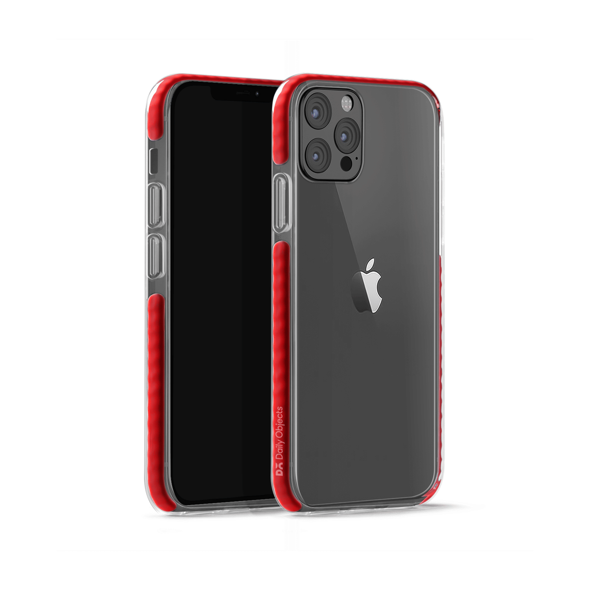 Stride Red Clear Case Cover For iPhone 12 Pro Max