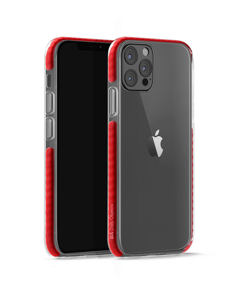Stride Red Clear Case Cover For iPhone 12 Pro Max