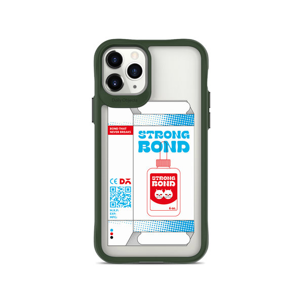 

DailyObjects Strong Bond Green Hybrid Clear Case Cover For iPhone 11 Pro Max