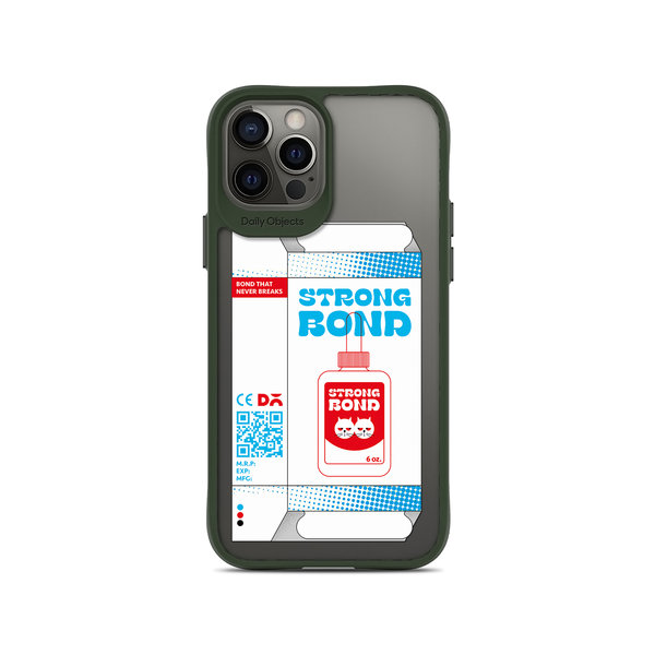 

DailyObjects Strong Bond Green Hybrid Clear Case Cover For iPhone 12 Pro Max