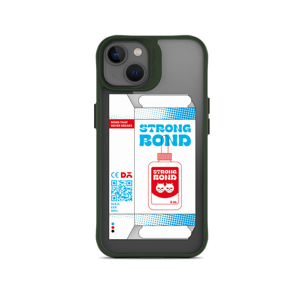 

DailyObjects Strong Bond Green Hybrid Clear Case Cover For iPhone 13 Mini