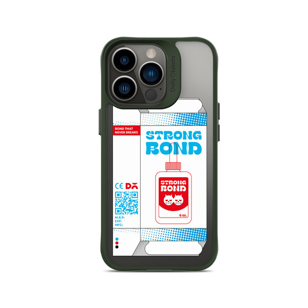 

DailyObjects Strong Bond Green Hybrid Clear Case Cover For iPhone 13 Pro Max