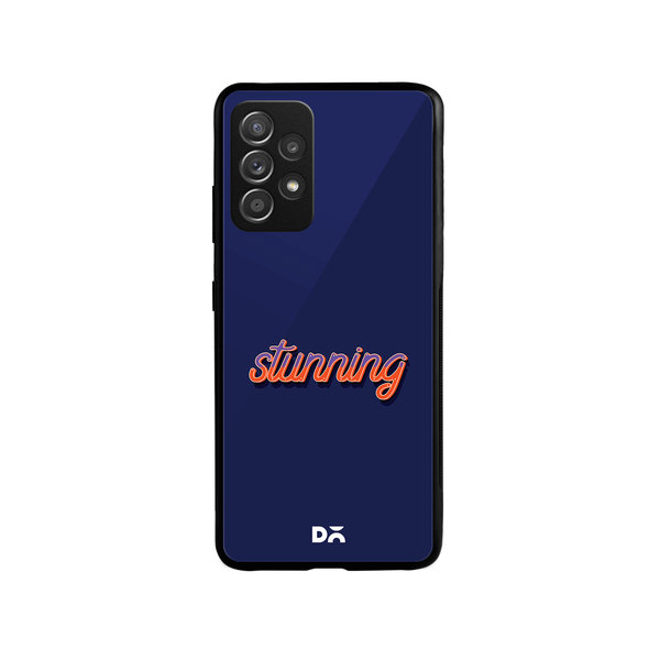 

DailyObjects Stunning Blue Glass Case Cover For Samsung Galaxy A52