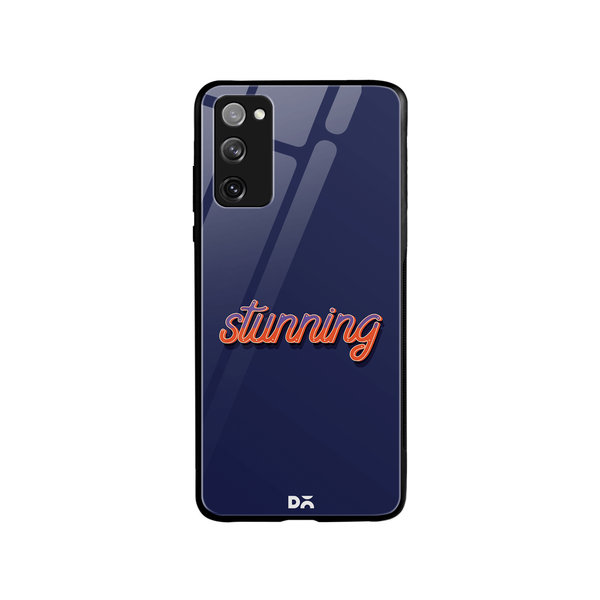 

DailyObjects Stunning Blue Glass Case Cover For Samsung Galaxy S20 FE