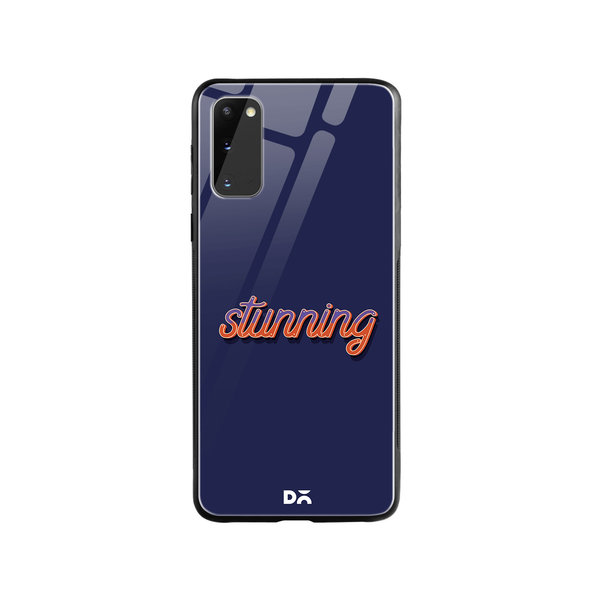 

DailyObjects Stunning Blue Glass Case Cover For Samsung Galaxy S20