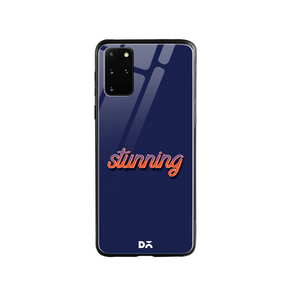 

DailyObjects Stunning Blue Glass Case Cover For Samsung Galaxy S20 Plus