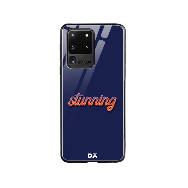 

DailyObjects Stunning Blue Glass Case Cover For Samsung Galaxy S20 Ultra