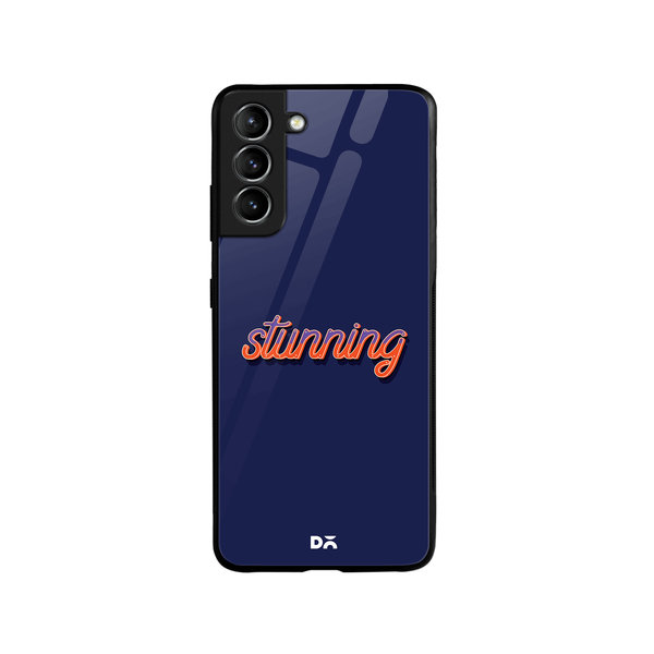 

DailyObjects Stunning Blue Glass Case Cover For Samsung Galaxy S21 Plus