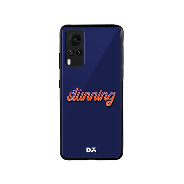 

DailyObjects Stunning Blue Glass Case Cover For Vivo X60