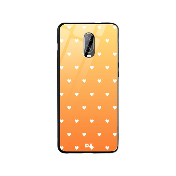 

DailyObjects Summer Hearts Glass Case Cover For OnePlus 7