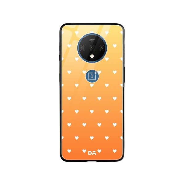 

DailyObjects Summer Hearts Glass Case Cover For OnePlus 7T
