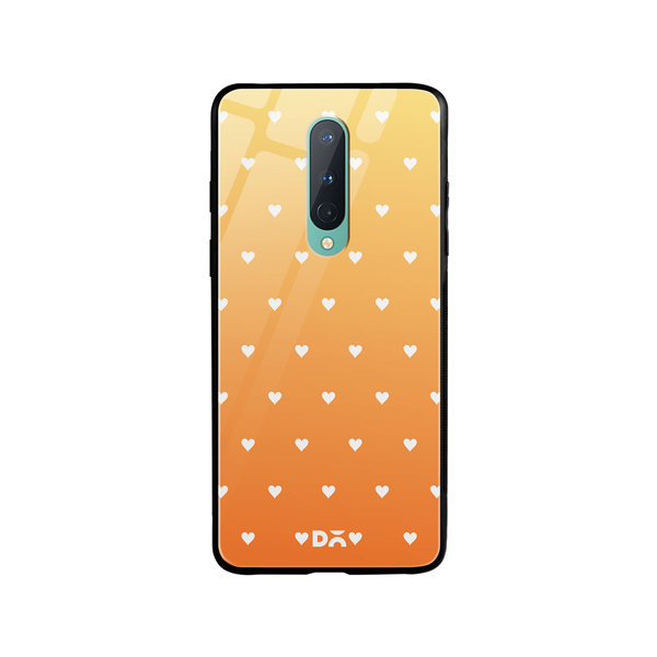 

DailyObjects Summer Hearts Glass Case Cover For OnePlus 8