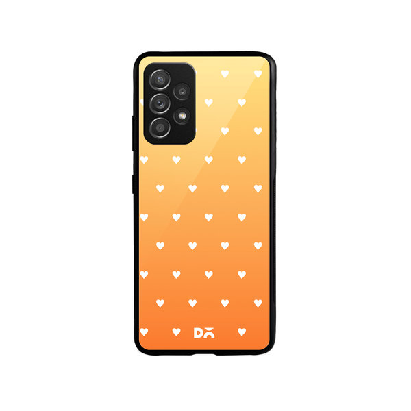 

DailyObjects Summer Hearts Glass Case Cover For Samsung Galaxy A52