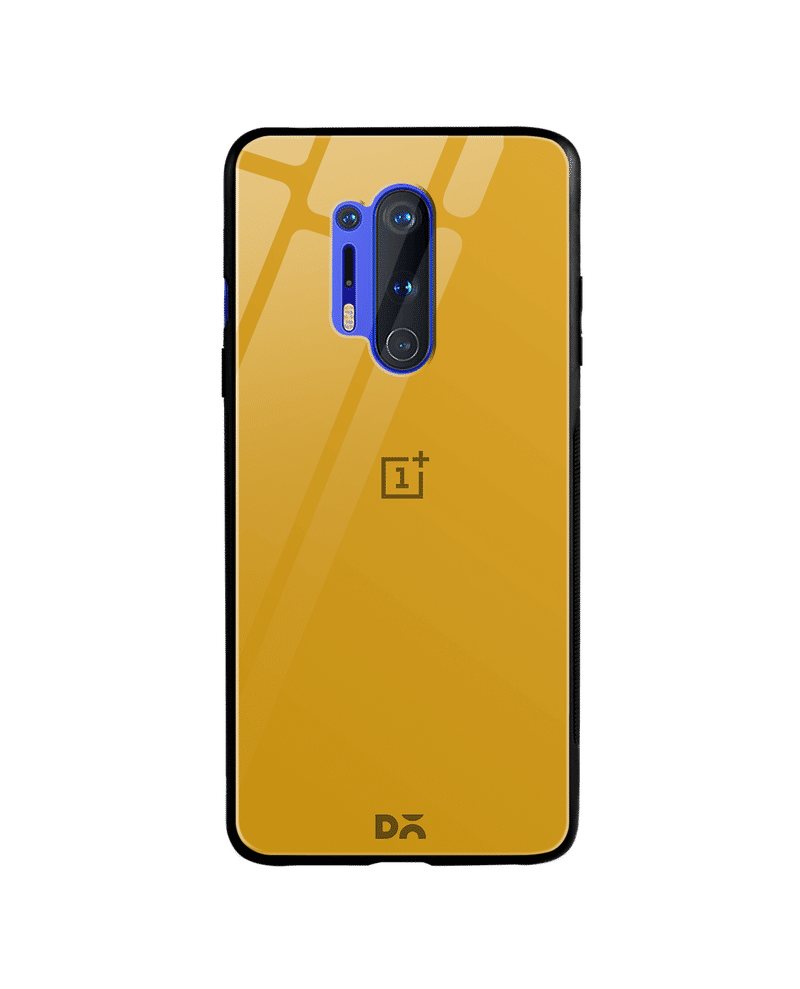 Summer Yellow Glass Case Cover For OnePlus 8 Pro